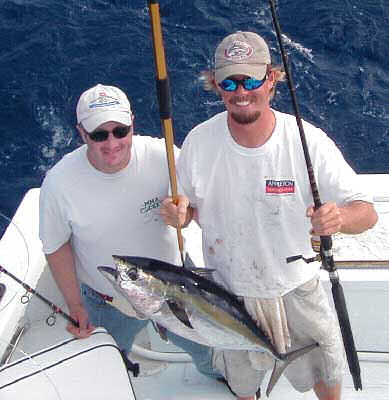 Black Fin Tuna caught aboard Southbound in Key West Florida in 2004
