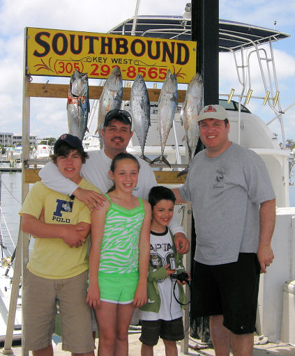 Fish caught on Key West fishing charter boat Southbound from Charter Boat Row Key West