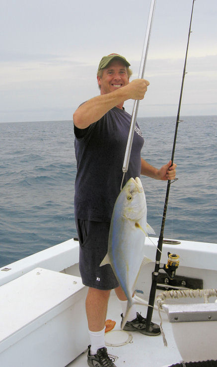 Big Yellow Jack caught in Key West Fishing on charter boat Southbound from Charter Boat Row, Key West