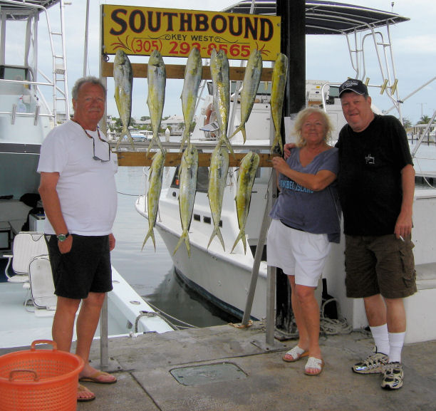 Fish caught fishing Key West on charter boat Southbound from Charter Boat Row Key Wes