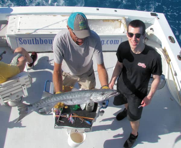 catching Barracuda on the Reef off Key West with Southbound Charters