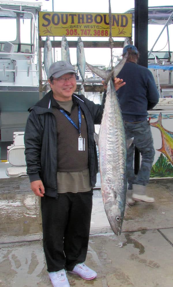 30 lb King Mackerel caught in Key West fishing on Southbound sportfishing